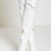 Biele riflové čižmy nad kolená